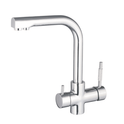 Hidrotek GF-08 Dual Function 3 Way Kitchen Mixer, Double Lever SKU: HDGF-08