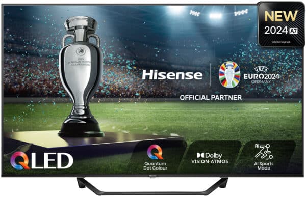 Hisense 43A7NQ 43″ QLED 4K Ultra HD Smart TV Wi-Fi