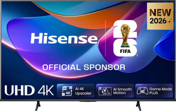 Hisense 50A6S 50″ 60Hz 4K Ultra HD Smart TV Wi-Fi