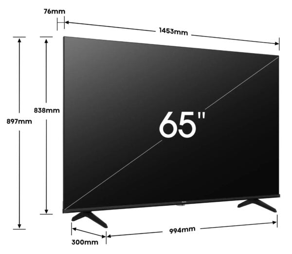 Hisense 65E7NQ 65″ QLED 4K Ultra HD Smart TV Wi-Fi