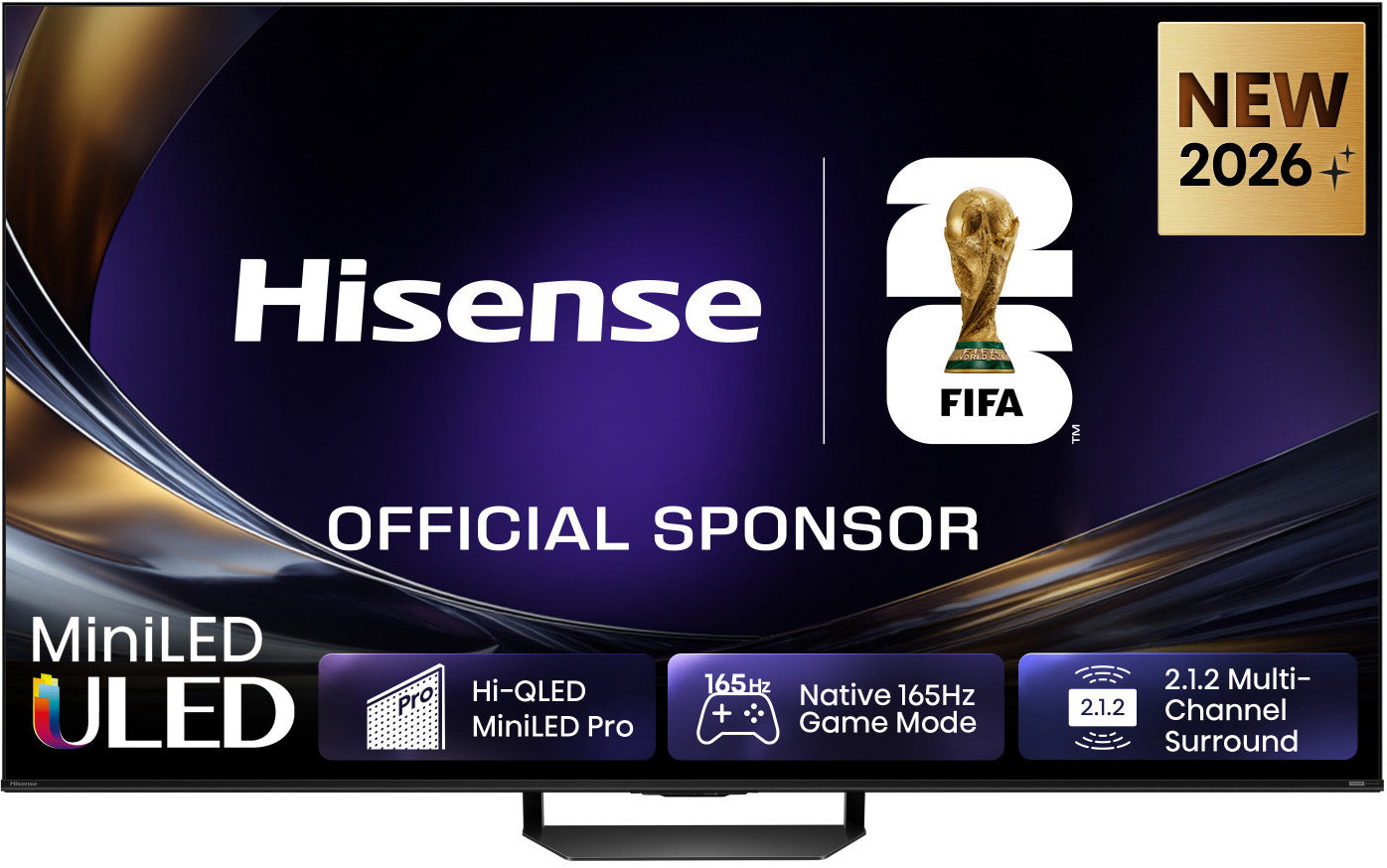 Hisense 65U7S PRO 65″ Mini-LED 165Hz 4K Ultra HD Smart TV Wi-Fi