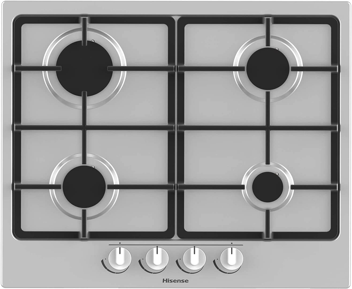 Hisense GM643XF 4 Burner Stainless Steel Gas Hob