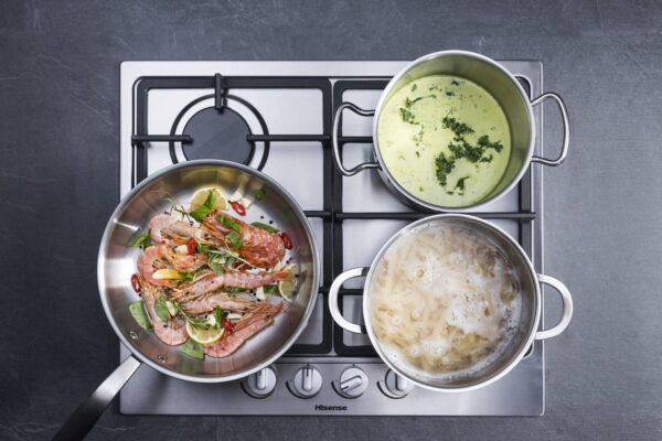 Hisense GM643XHFCI 60cm 4 Burner Gas Hob