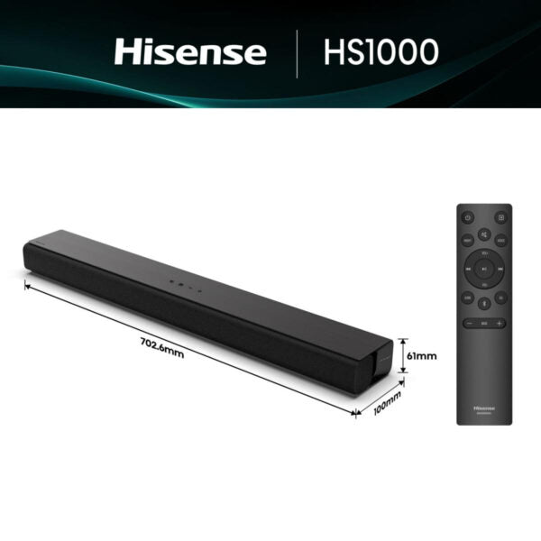 Hisense HS1000 2.0ch 120W Soundbar