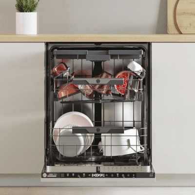 Hoover H-Dish 700 Built In Dishwasher, Foldable Rack, Smart Sensor System SKU: ZE H32901642