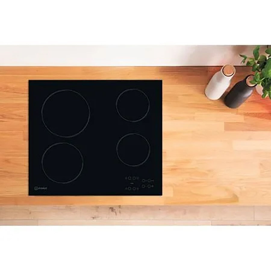 Indesit Hob Ceramic 4 Zone Black 58 cm #IN-AAR160C