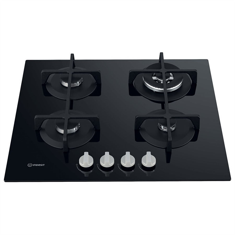 Indesit Gas Hob 4 Burner 60cm Black #IN-ING62T/BK (BLACK FRIDAY OFFER)