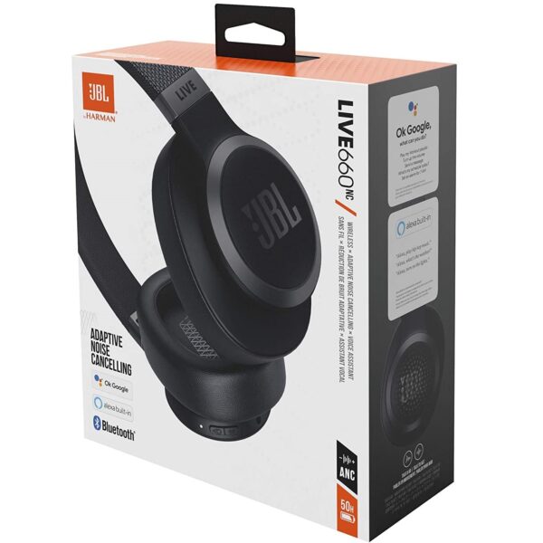 HEADPHONE LIVE 660 BLACK JBLLIVE660NCBLK