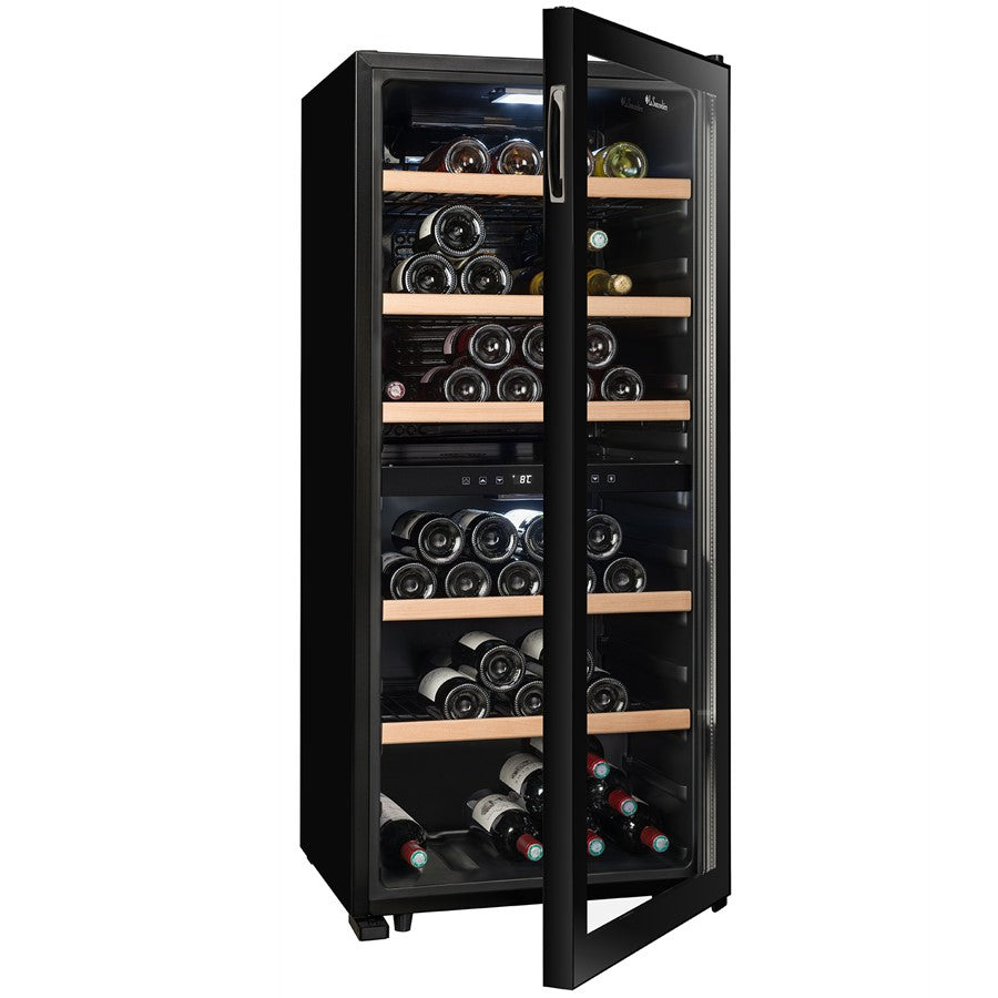 Sommeliere Wine Cellar Dual 102 Bottles #LS102DZBLACK