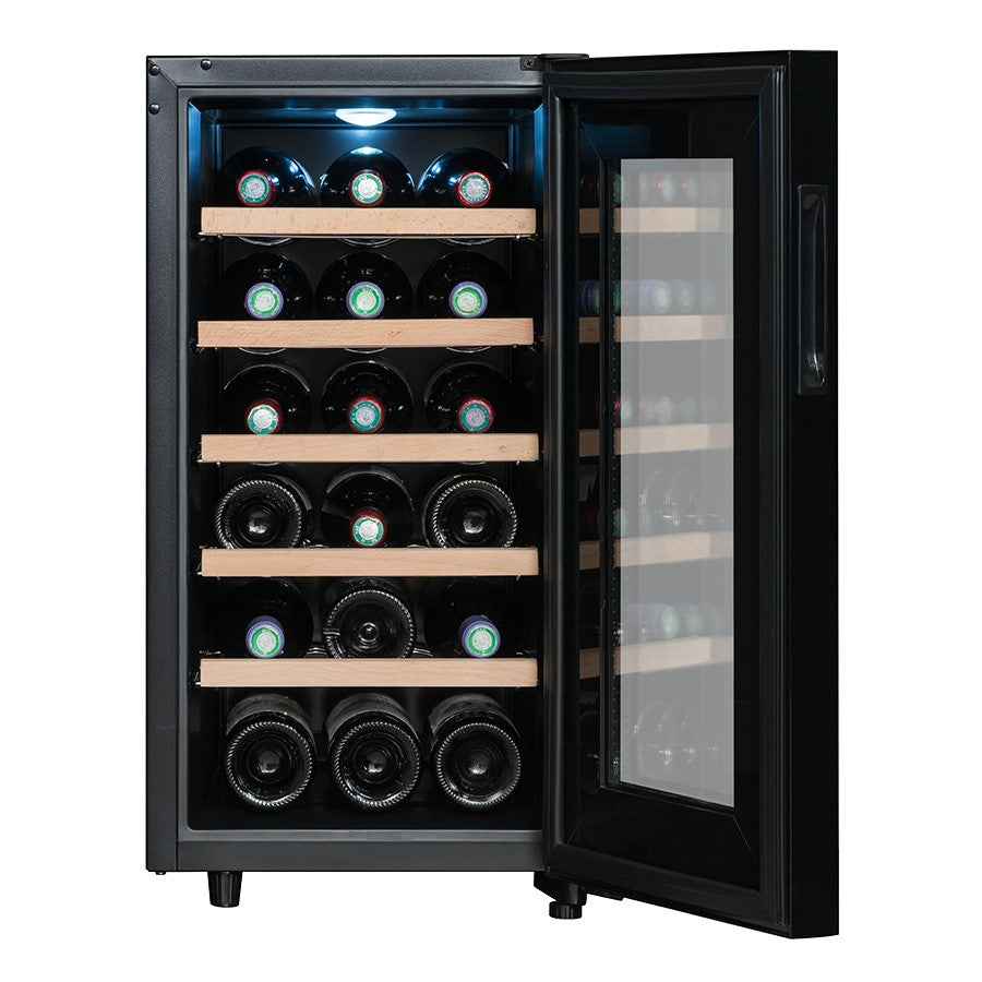 Sommeliere Wine Cellar 18 Bottles Black #LS18SILENCE (BLACK FRIDAY OFFER)