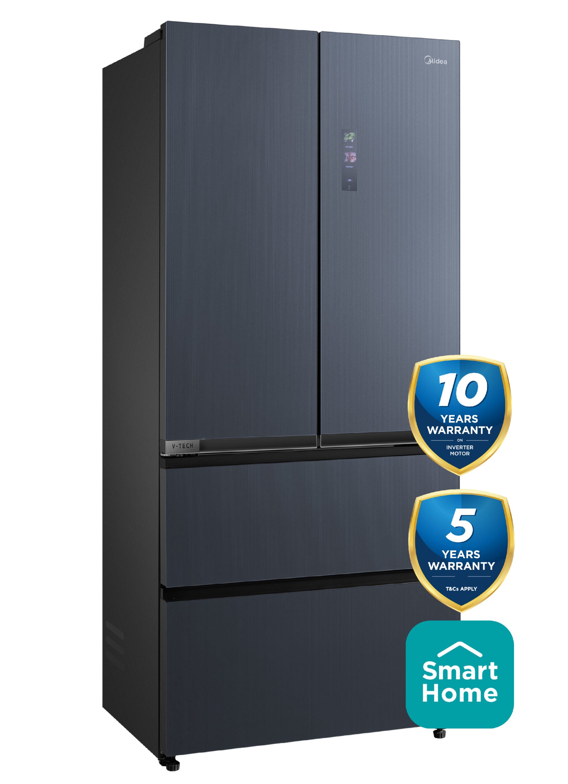 Midea Insta-Fit Series Fridge Freezer (MDRF705BIE70)