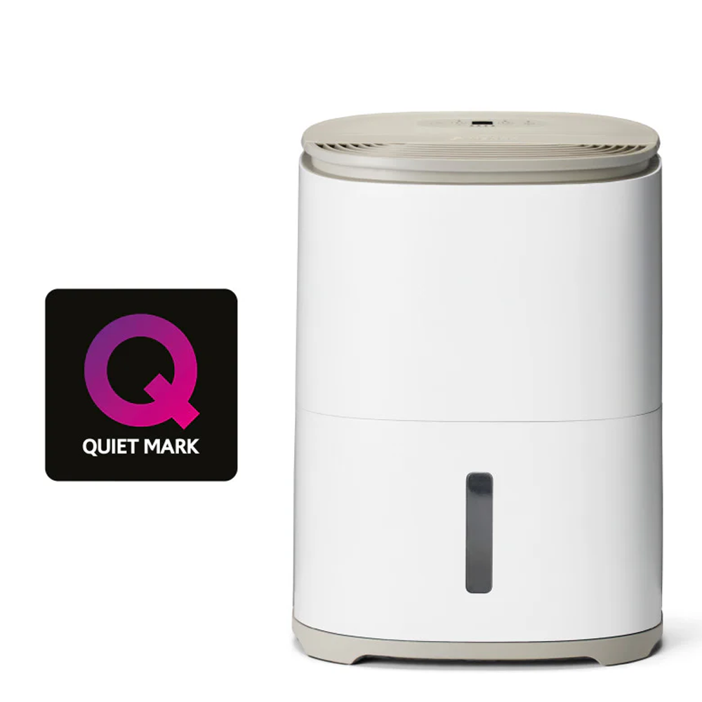 Meaco Dry Arete® One 6L Dehumidifier & Air Purifier, Suitable for Rooms up to 25 m², Warm Pebble