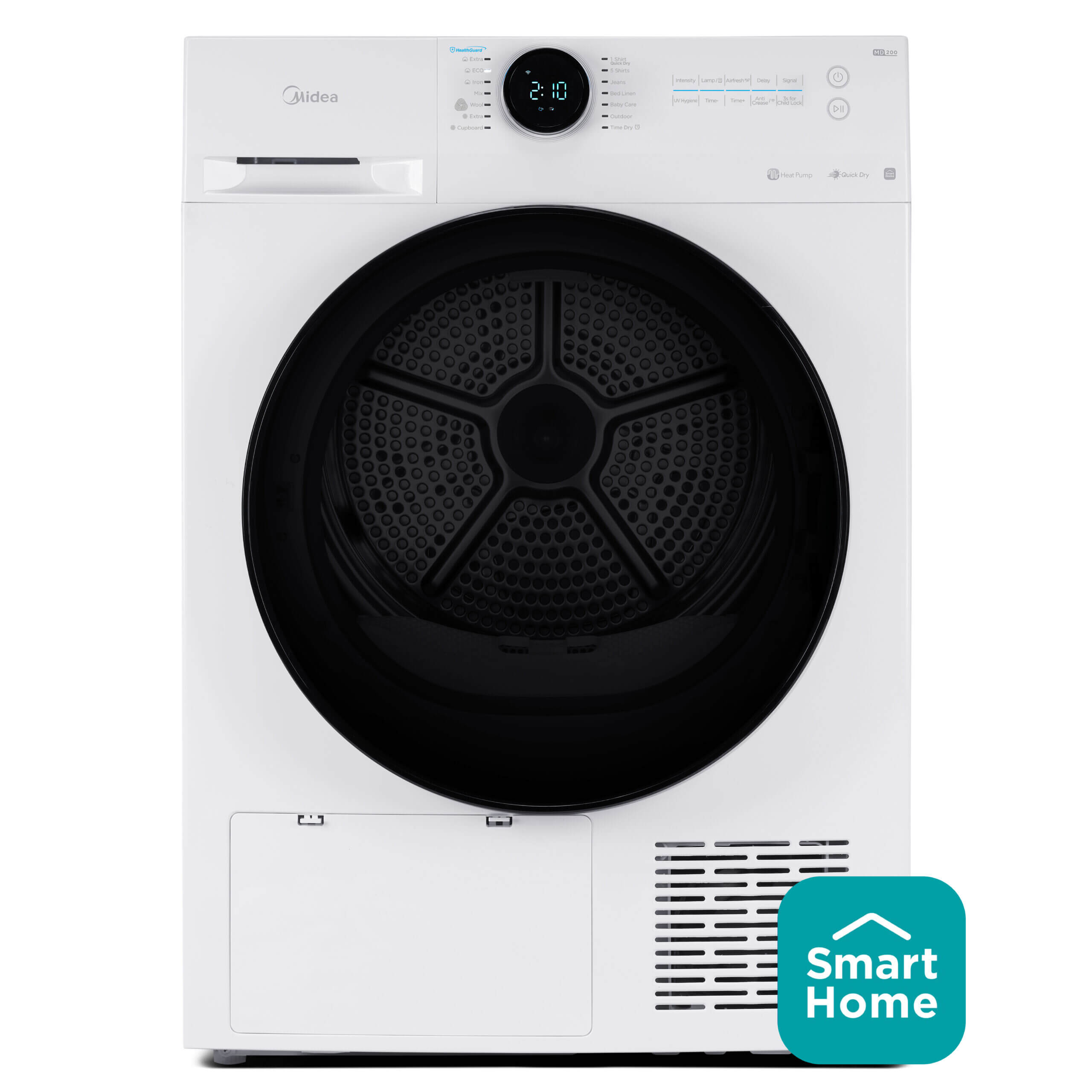 Midea Premium Lunar Series Tumble Dryer 8kg A+++ Class (MD200H80BW/W-HR)