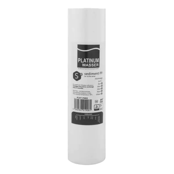 Platinum Wasser Sediment PP 10" Cartridge 1 Micron - PSED01