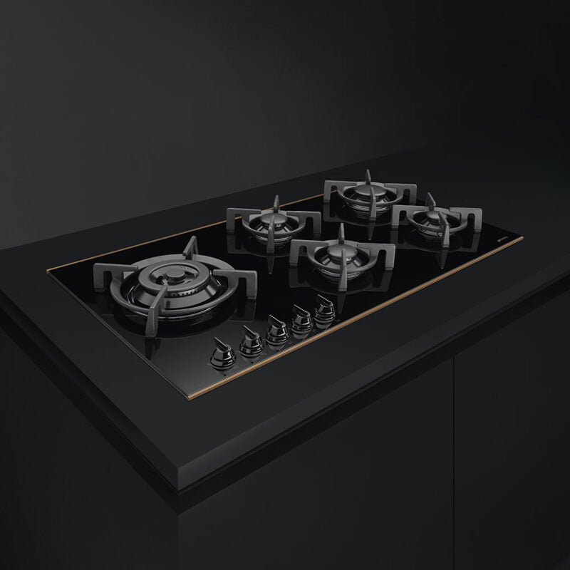 Smeg Gas Hob 90 cm Dolce Stil Novo Aesthetic