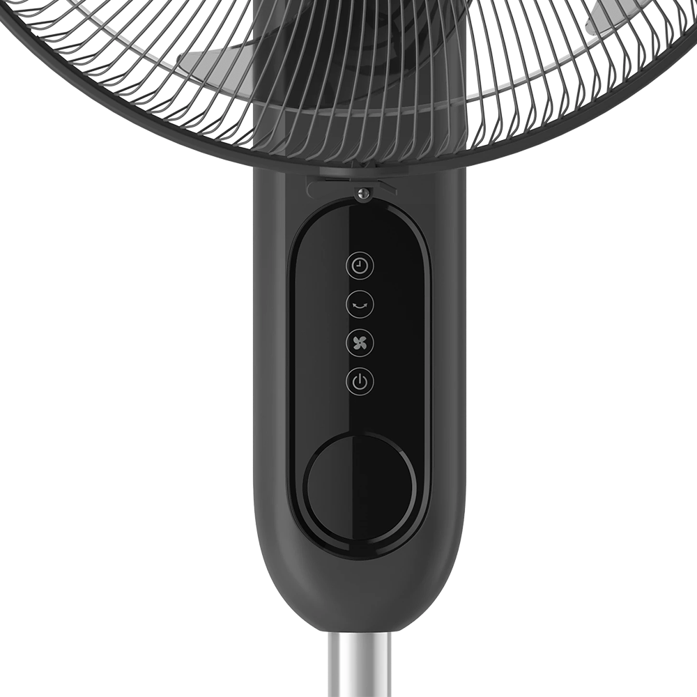 Philips Series 1000 Pedestal Fan, Black, Remote Control
