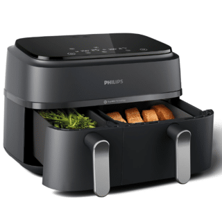 Philips Series 3000 Dual Air Fryer, 9L, Reheat Function, Rapid Air Plus Technology SKU: PHNA352/00