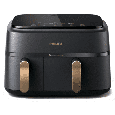Philips Series 3000 Dual Air Fryer, 9L, Reheat Function, Rapid Air Plus Technology SKU: PHNA352/00