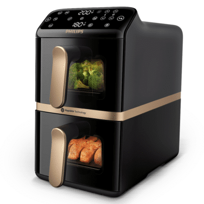 Philips Series 4000 Air Fryer, 10L, Stacked Dual Basket SKU: PHNA462/70