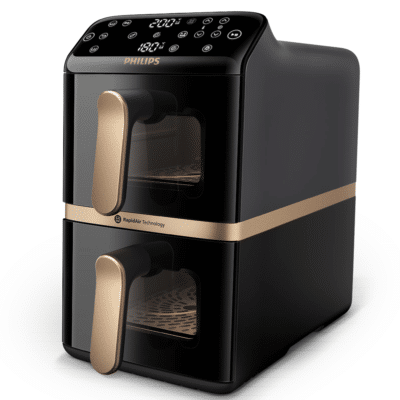 Philips Series 4000 Air Fryer, 10L, Stacked Dual Basket SKU: PHNA462/70