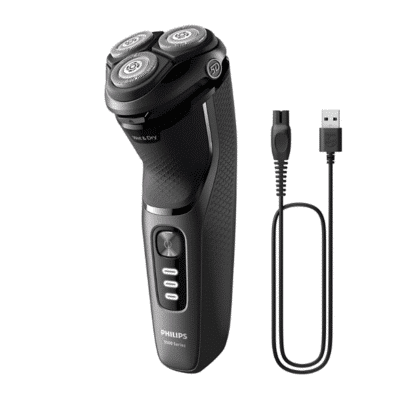 Philips Wet & Dry Electric Shaver 3000, Protection Cap, Charger Stand SKU: PHS3343/13