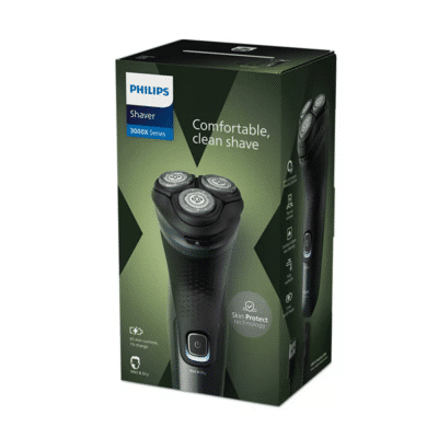 Philips Wet & Dry Electric Shaver 3000X, 45 Minutes Runtime, Protection Cap SKU: PHX3052/00