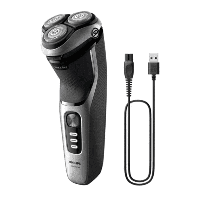 Philips Wet & Dry Electric Shaver Series 3000, Protective Cap, Travel Case, Charging Stand SKU: PHS3341/13