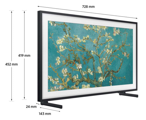 Samsung QE32LS03BBUXZT 32″ The Frame Art Mode QLED Full HD HDR Smart TV
