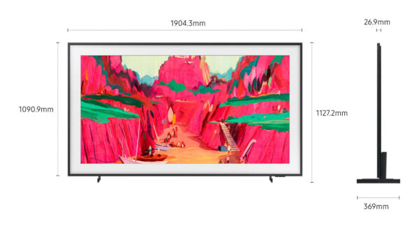 Samsung QE85LS03FWUXZT 85″ The Frame Pro LS03FW 4K Vision AI Smart TV