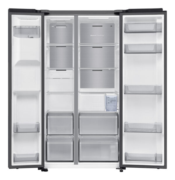 Samsung RS70F65KEFEF 640L Side by Side American Style Fridge Freezer