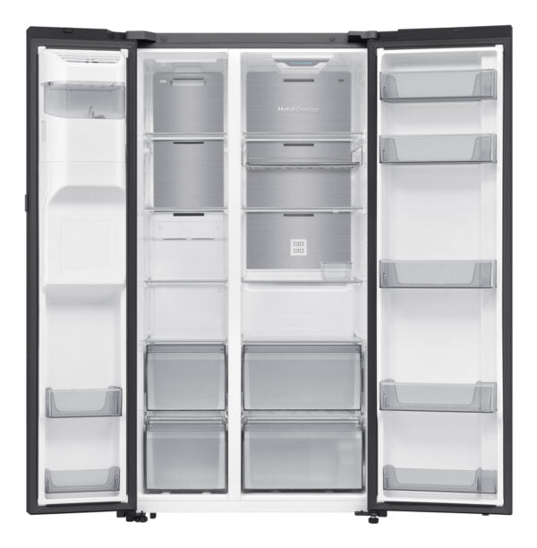 Samsung RS80F64JEBEF 634L Side by Side American Style Fridge Freezer