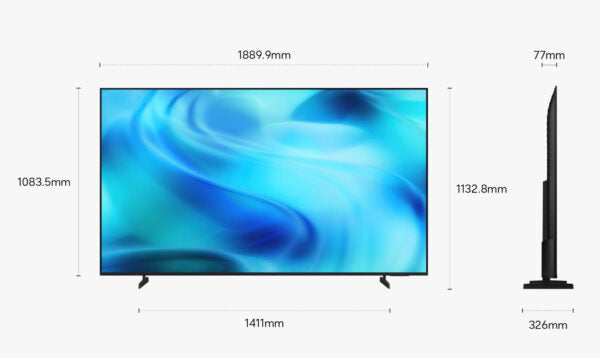 Samsung UE85U8000HUXZT 85″ Crystal UHD 4K Smart TV Wi-Fi