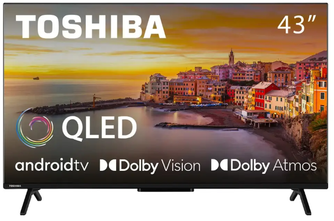Toshiba 43″ Android TV QLED 4K UHD WiFi HDR10 – 43QA2363DG