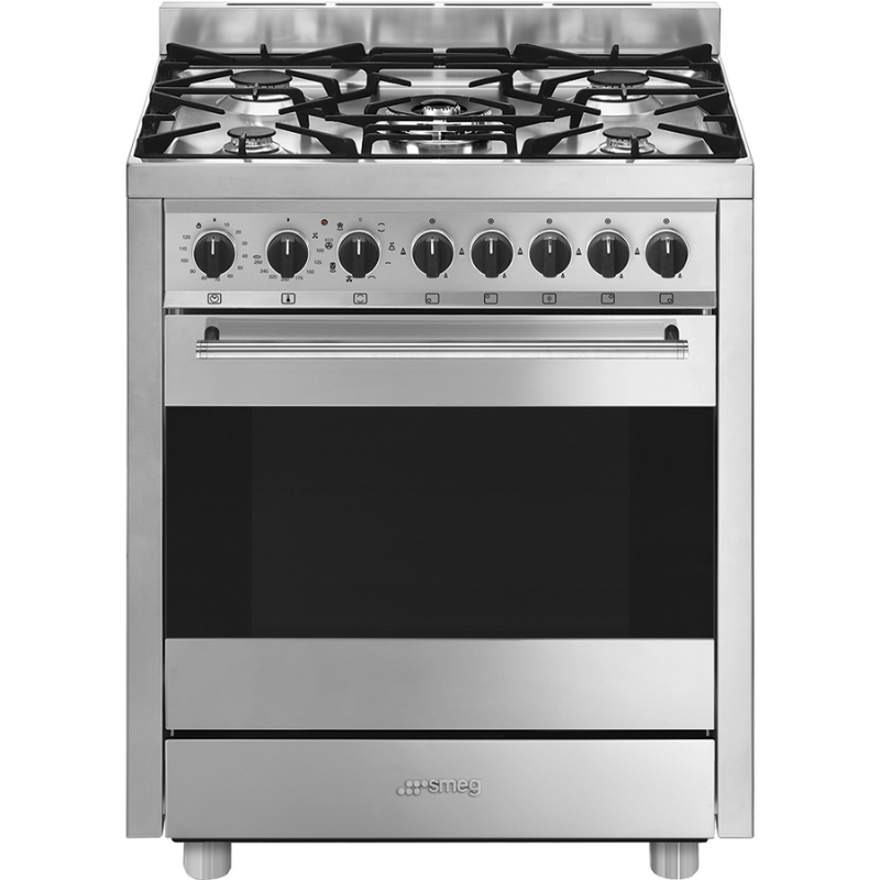 Smeg Cooker with Gas Hob 70×60 cm Classica Aesthetic