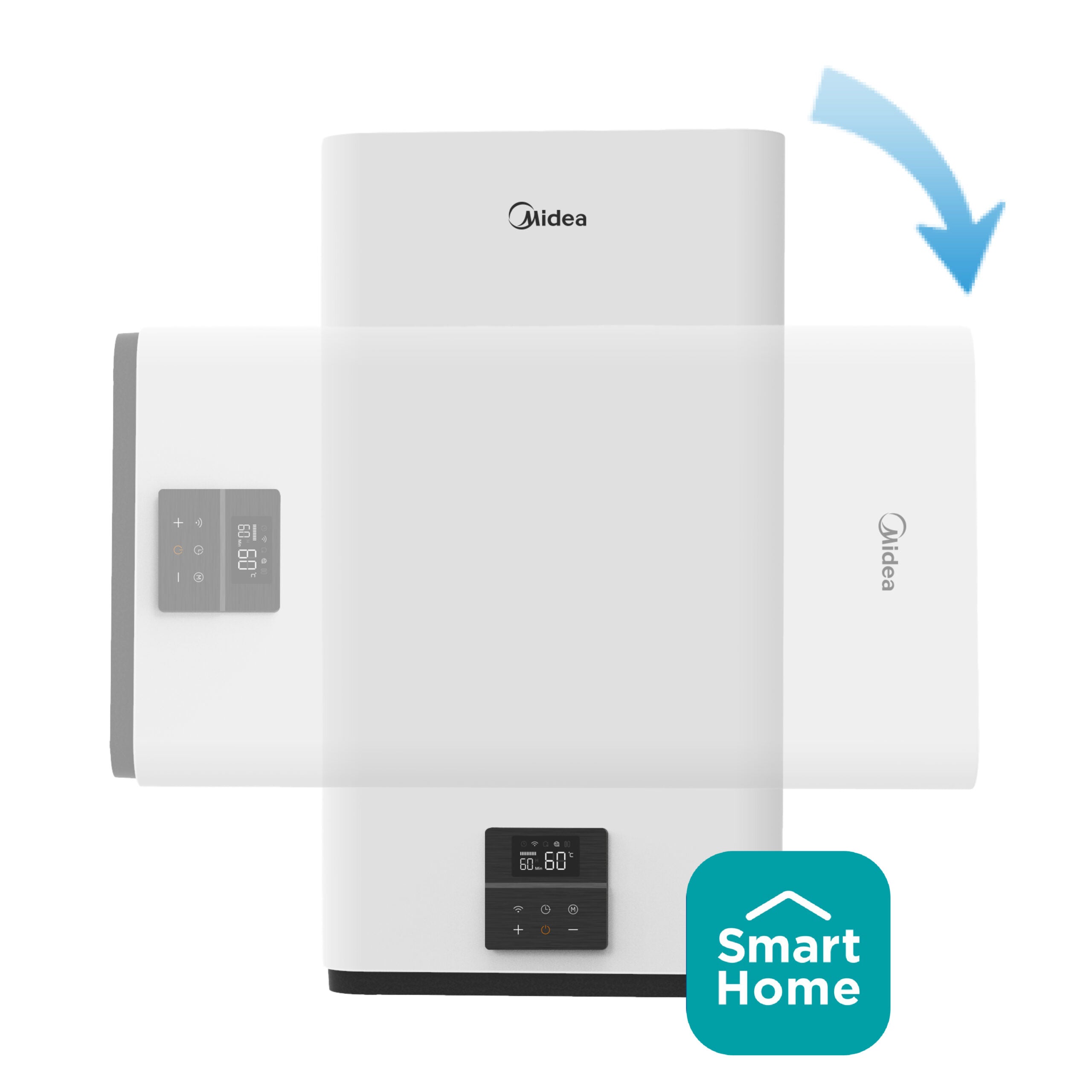 Midea Salute Flex Water Heater with Wi-Fi – Double Tank (80L) D80-15ED6