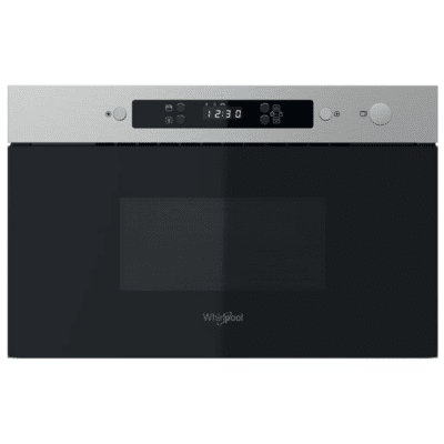 Whirlpool Built In Microwave, 22L, Inox, Black Glass SKU: WHMBNA900XN