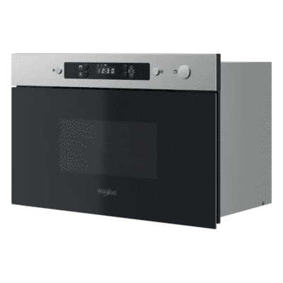 Whirlpool Built In Microwave, 22L, Inox, Black Glass SKU: WHMBNA900XN