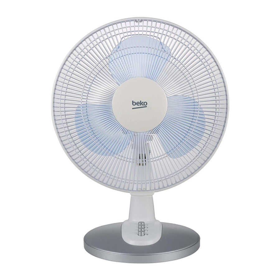 Beko EFT4100W Table Fan – 40W, 3-Speed, Oscillating