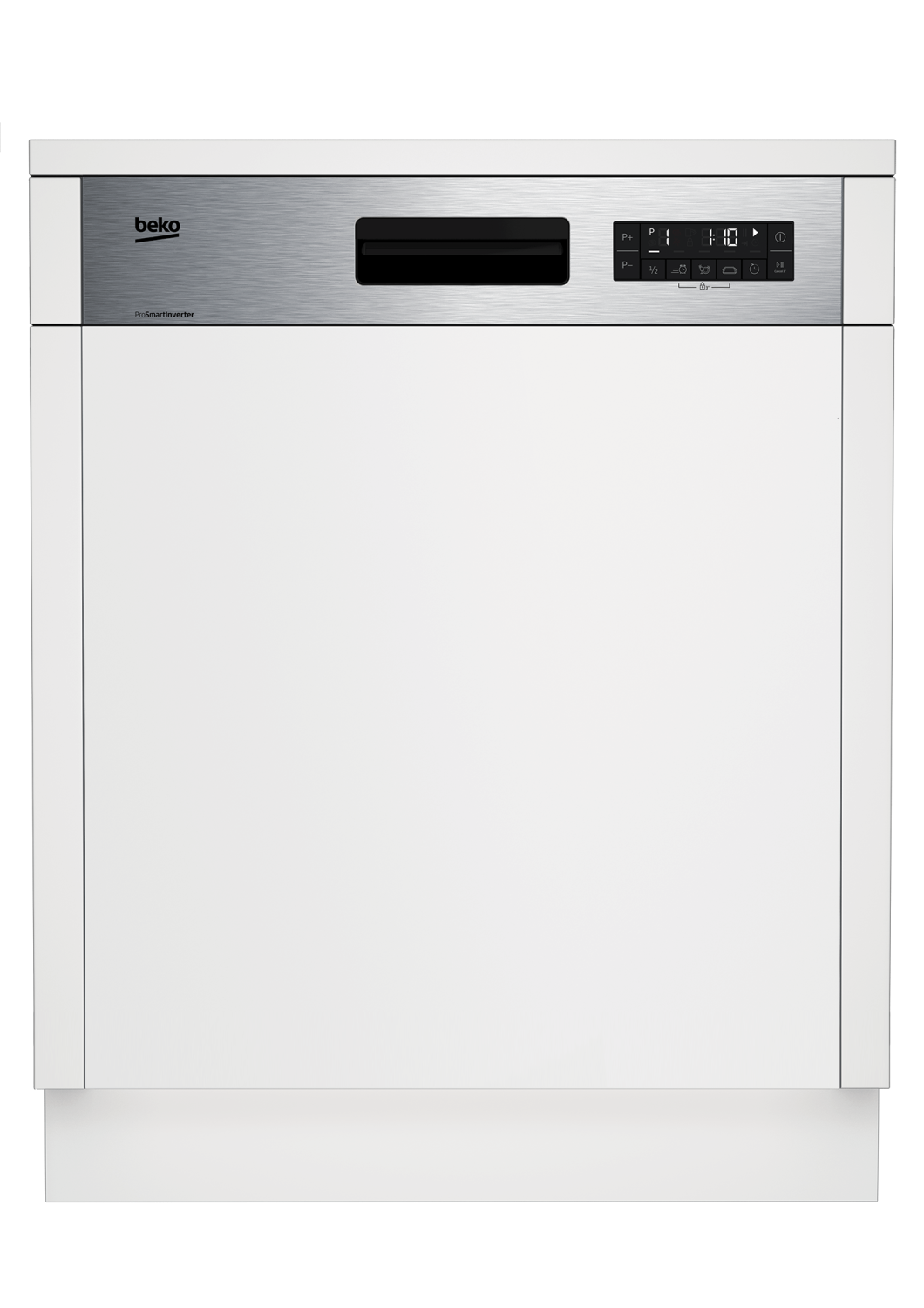 Beko DSN26420X Semi-Integrated Built-In Dishwasher – 14 Place Settings