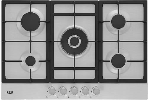 Beko HIAW75225SX 75cm Built-In Gas Hob – Stainless Steel