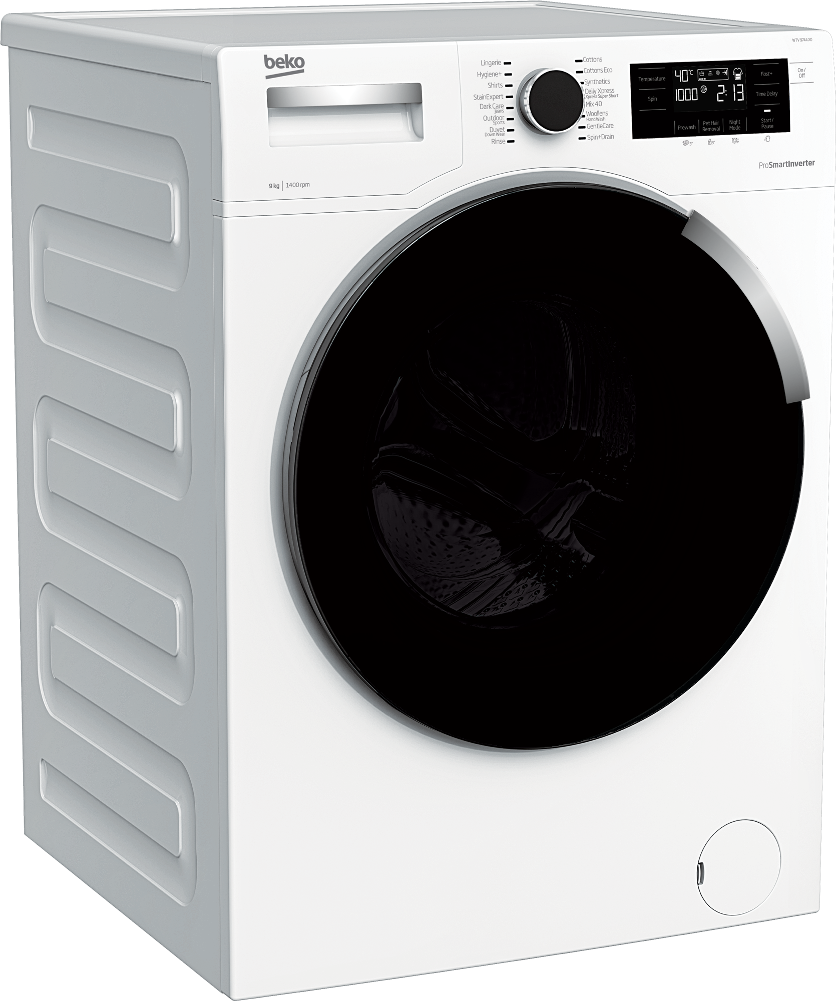 Beko WTV9744XDW 9kg Washing Machine – A+++ Energy Rated