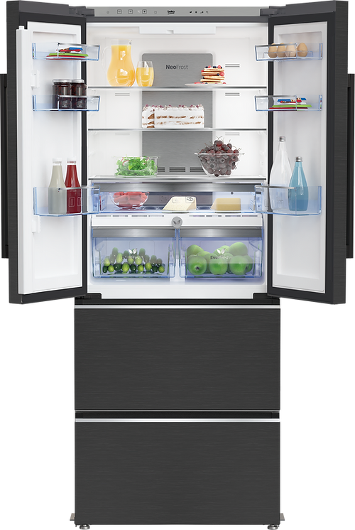 Beko French Doors with Disp Dark Inox GN1426240ZDXBRN