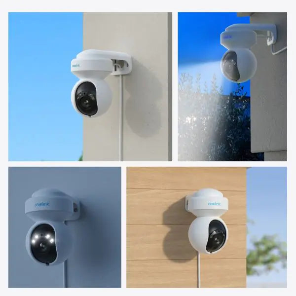 E Series E560 E1 Outdoor Pro - 4K UHD PTZ Wi-Fi 6 Camera, 3X Optical Zoom, Auto Tracking, Wi-Fi 6, Person/Vehicle/Pet Detection