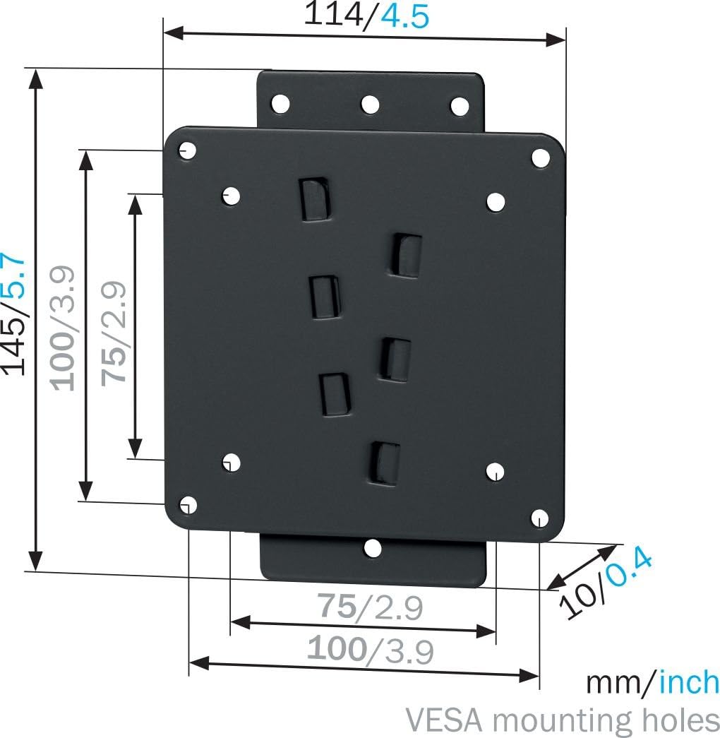 Mount Massive MNT 50 Fixed TV Wall Mount – 10”–26”, VESA 100x100, 50kg Capacity
