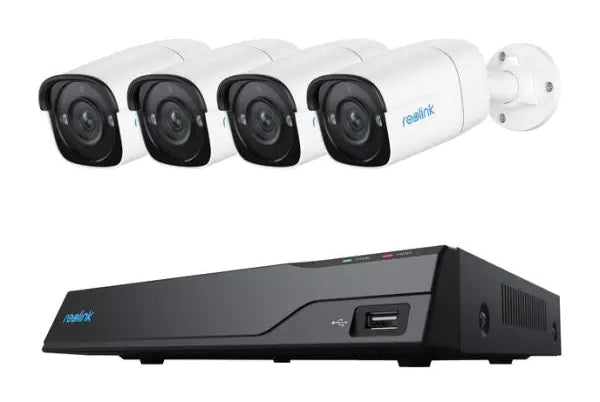 REOLINK SHD 4x Bullet Cameras 2TB HDD + 8 Ch NVR Bundle - NVS8-5MB4